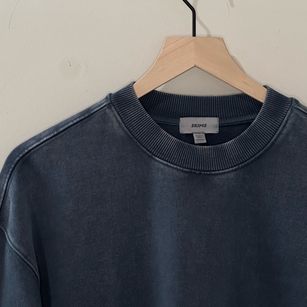 Skims oversized pullover crewneck